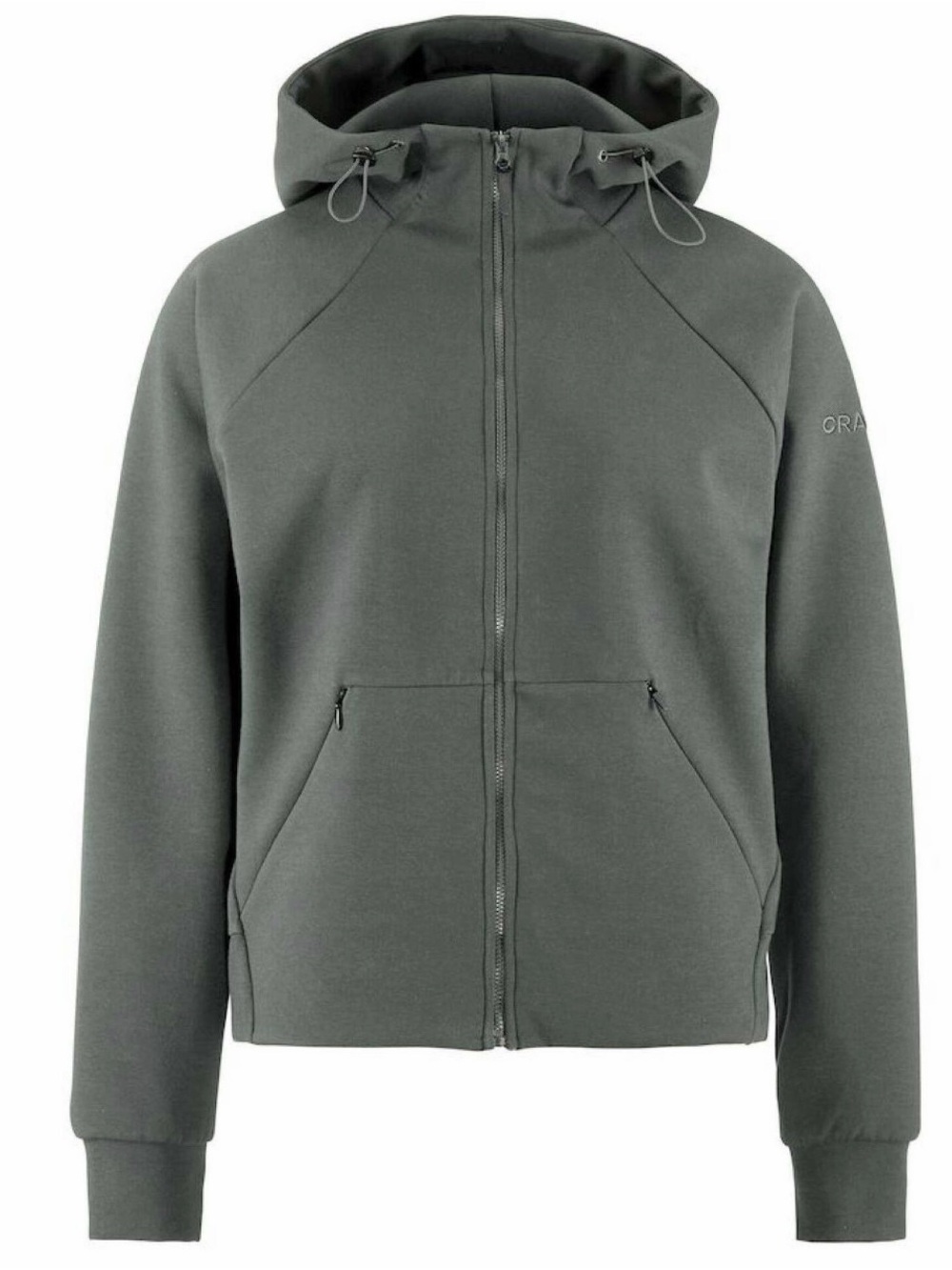 NWOT CRAFT ADV Join Full Zip Hoodie Green Gray Women's M